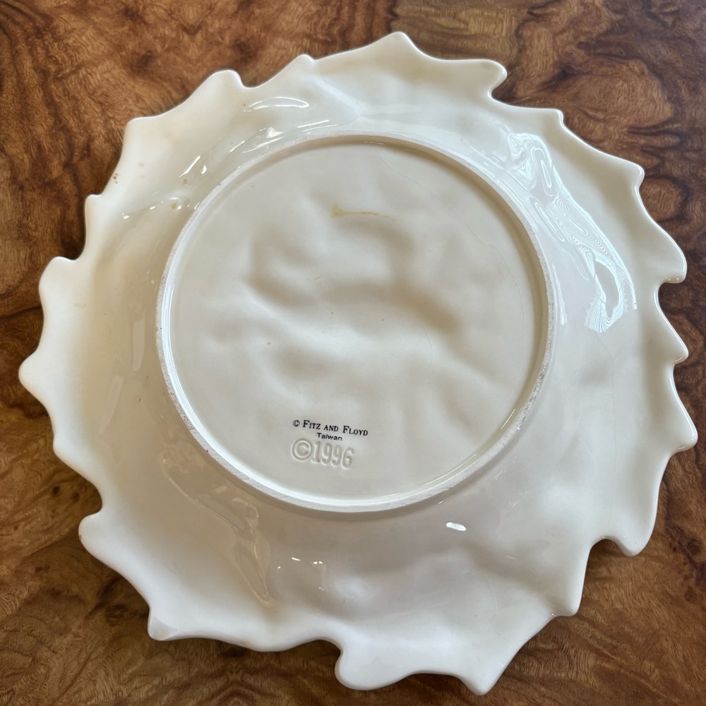 Fitz and Floyd La Mer Fish Canapé Plate - Picture 4 of 5